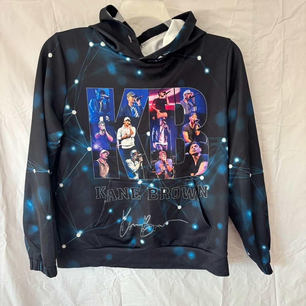 Kane Brown Collection Concert graphic signed sweatshirt hoodie SZ L NWOT - Picture 9 of 9